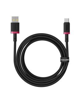 Kabel Baseus Dura USB-Typ C 60W 1m (czerwono-czarny)