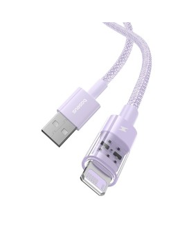 Kabel Baseus Gem 2.4A 2m (fioletowy)