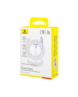 Kabel Baseus Gem 2.4A 2m (fioletowy)