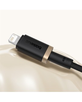 Kabel Baseus Dura 2.4A 1m (czarno-złoty)
