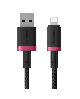 Kabel Baseus Dura 2.4A 1m (czerwono-czarny)