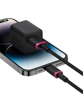 Kabel Baseus Dura 2.4A 1m (czerwono-czarny)