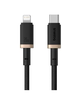 Kabel Baseus Dura Typ C 20W 1m (czarno-złoty)