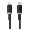 Kabel Baseus Dura Typ C 20W 1m (czarno-złoty)