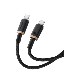 Kabel Baseus Dura Typ C-Typ C 100W 1m czarno-złoty