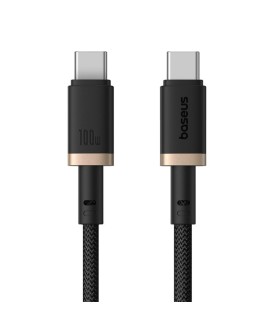 Kabel Baseus Dura Typ C-Typ C 100W 1m czarno-złoty