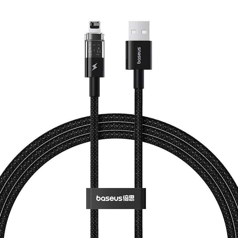 Kabel Baseus Gem Typ C 2.4A 1m (czarny)