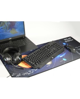 GEMBIRD PODKŁADKA POD MYSZ "UKŁAD SŁONECZNY" DLA GRACZY ROZMIAR XL 350X900MM