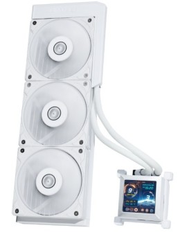 Lian Li HSLCD36SW system chłodzenia komputerów Obudowa komputera Chłodnica cieczy all-in-one 12 cm Biały