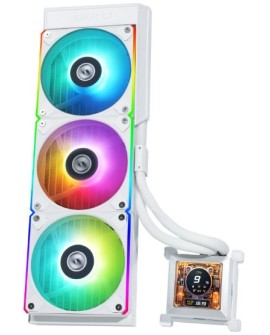 Lian Li HSLCD36SW system chłodzenia komputerów Obudowa komputera Chłodnica cieczy all-in-one 12 cm Biały