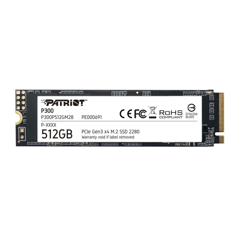 SSD PATRIOT P300 M.2 PCI-EX4 NVME 512GB