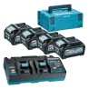 MAKITA ZESTAW ZASILAJĄCY 40V 4x4,0Ah XGT (BL4040x4+DC40RB) (UN3480)