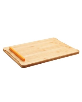 Fiskars 1057550 deska do krojenia Prostokątny Bambusowy, Plastik Bambusowy, Czarny
