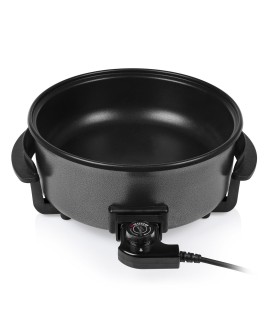 Tristar | Wielofunkcyjna patelnia grillowa XL | PZ-9135 | Średnica 30 cm | Grill | 1500 W | Pokrywka w zestawie | Uchwyt stały |
