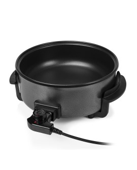 Tristar | Wielofunkcyjna patelnia grillowa XL | PZ-9135 | Średnica 30 cm | Grill | 1500 W | Pokrywka w zestawie | Uchwyt stały |