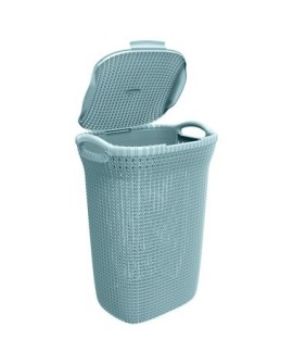 Curver Knit kosz na pranie 57 litrów Prostokątny Dzianina Niebieski