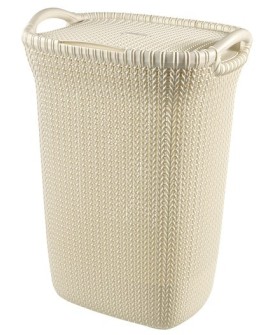 Curver Knit kosz na pranie 57 l Prostokątny Plastik Beżowy