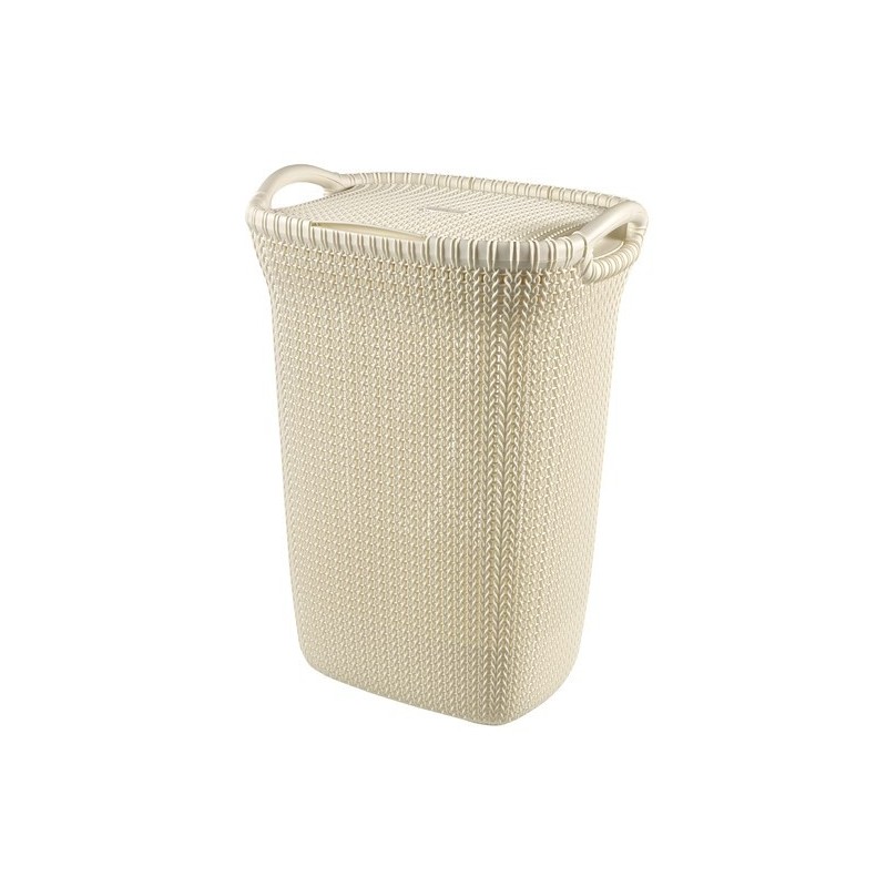 Curver Knit kosz na pranie 57 l Prostokątny Plastik Beżowy