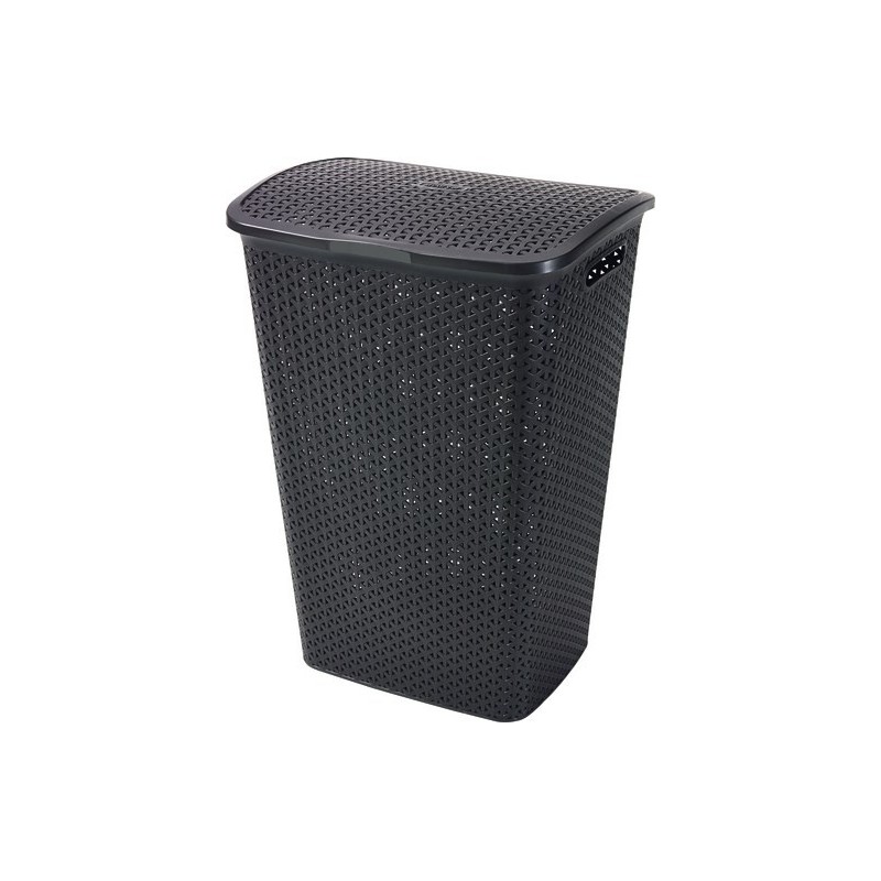Curver 216581 kosz na pranie 55 L Kwadrat Rotang Brązowy