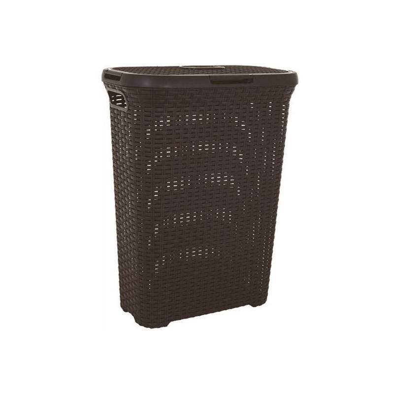 Kosz na bieliznę Curver NATURAL STYLE 40LCiemnyBrąz