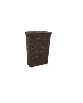 Kosz na bieliznę Curver NATURAL STYLE 40LCiemnyBrąz