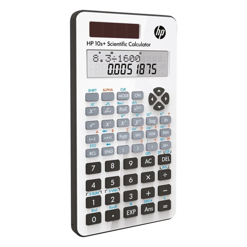 HP Kalkulator naukowy biurowy HP 10SPLUS/INT BX, 240 funkcji, 147x77x24mm, biały
