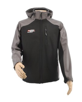AW KURTKA SOFTSHELL T4/ SZARO-CZARNA/ XXL