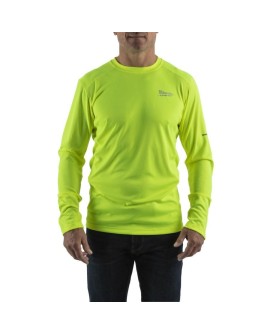 MILWAUKEE KOSZULKA ROBOCZA Z DŁUGIM RĘKAWEM LEKKA - ŻÓŁTA WWLSYL-XL
