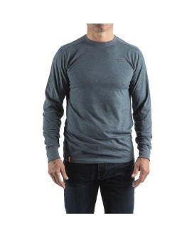 MILWAUKEE T-SHIRT Z DŁUGIM RĘKAWEM - NIEBIESKI HTLSBLU-XXL