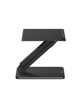 MACLEAN PODSTAWKA BIURKOWA NA MONITOR LUB LAPTOP, SPRĘŻYNA GAZOWA, DO PRACY STOJĄCO SIEDZĄCEJ, CZARNA MC-493