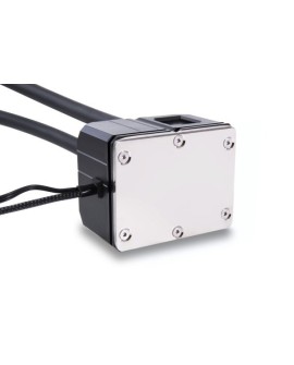 Alphacool Pro Aurora 420 CPU AIO Procesor Zestaw do chłodzenia płynami 14 cm Czarny, Biały