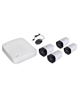 ZESTAW DO MONITORINGU 4-KAMERY TENDA K4P-4TR