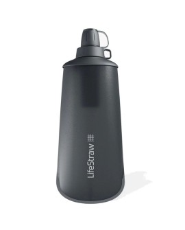 Butelka z filtrem peak squeeze 1l-dark grey LIFESTRAW