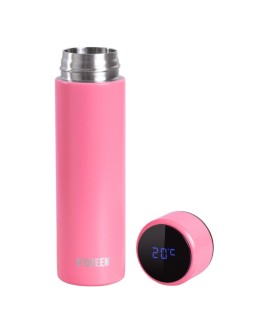 Butelka Termiczna LED NOVEEN TB2116 Pink Mat 280 ml