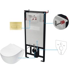 Zestaw WC podtynkowy 6 w 1