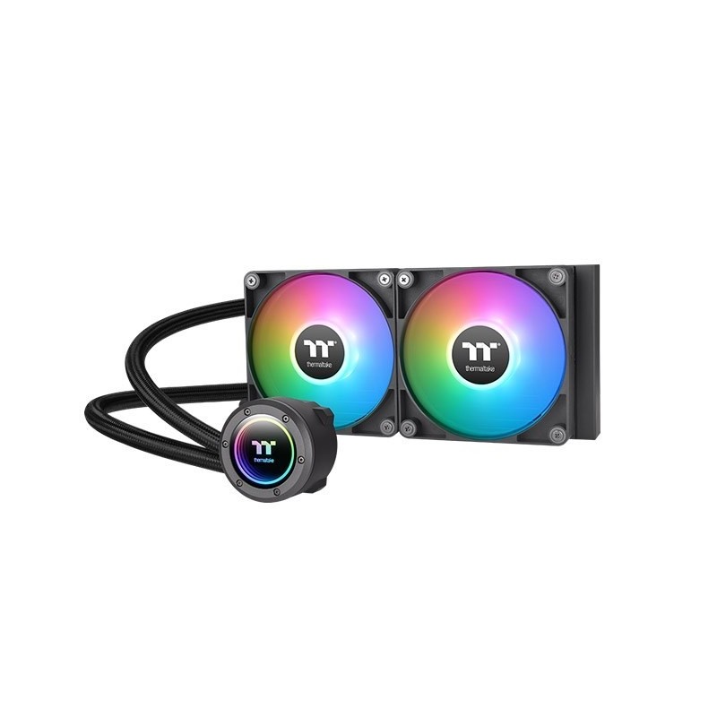 Thermaltake TT TH240 ARGB Procesor Chłodnica cieczy all-in-one 12 cm Czarny 1 szt.
