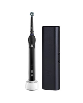 Szczoteczka do zębów Braun Cross Action PRO 750 Black (elektryczna kolor czarny)