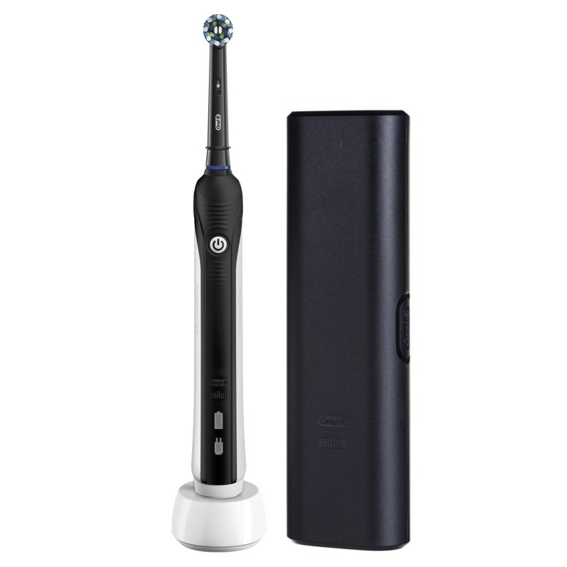 Szczoteczka do zębów Braun Cross Action PRO 750 Black (elektryczna kolor czarny)