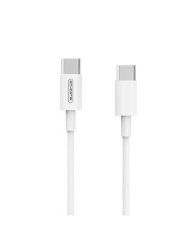 SOMOSTEL KABEL USB TYP-C DO TYP-C 5A 18W BIAŁY 5000MAH POWER DELIVERY 1.2M SMSBT10