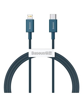 BASEUS KABEL USB-C DO LIGHTNING 20W 1M NIEBIESKI