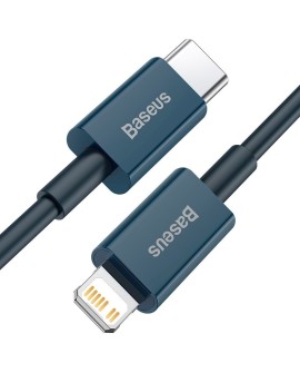 BASEUS KABEL USB-C DO LIGHTNING 20W 1M NIEBIESKI