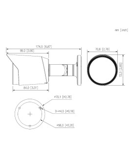 Kamera Dahua HAC-HFW1200T-0280B-S6 4w1