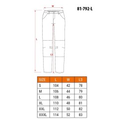 NEO tools 81-792-L spodnie...
