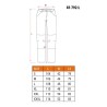 NEO tools 81-792-L spodnie ochronne Żółty