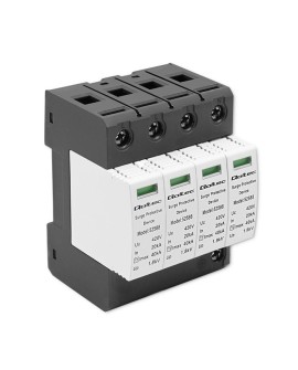 Qoltec Ogranicznik ochronnik przepięć AC | 4P | 420V | T2 | C
