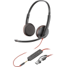 Słuchawki z mikrofonem POLY Blackwire 3225 Czarny