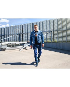 Spodnie robocze DENIM, wzmocnienia na kolanach, rozmiar XL