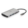 D-Link DUB-M810 stacja dokująca Przewodowa USB 3.2 Gen 1 (3.1 Gen 1) Type-C Aluminium