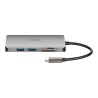 D-Link DUB-M810 stacja dokująca Przewodowa USB 3.2 Gen 1 (3.1 Gen 1) Type-C Aluminium