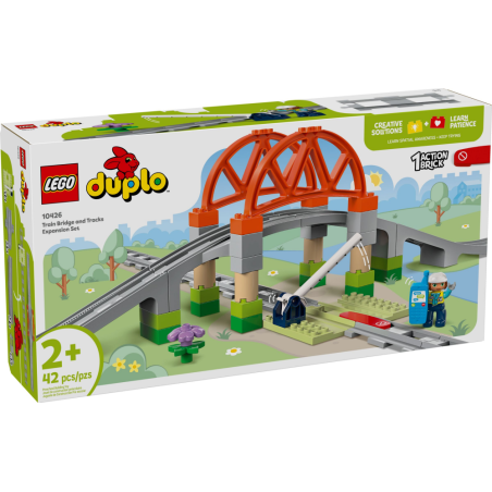 LEGO 10426 DUPLO - Most i tory kolejowe zestaw rozszerzający
